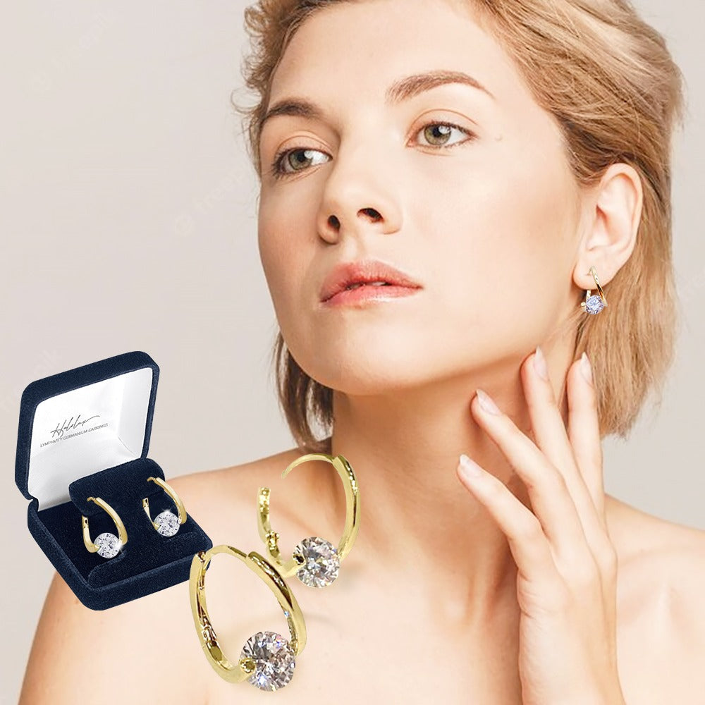 🔥LETZTER TAG - 80% RABATT AKTION) PureFloria™ Lymphatische Therapie Magnetische Therapie Germanium-Ohrringe