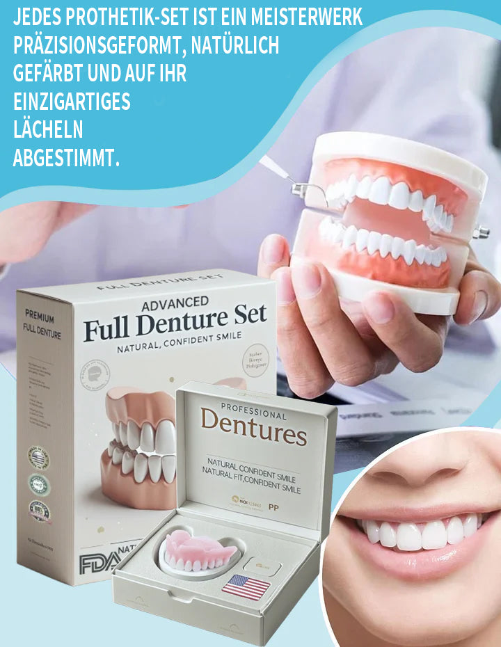 NESLEMY™-🦷 Fortgeschrittenes, maßgeschneidertes Vollprothesen-Set 🦷 (⏰ Limitierter Rabatt, nur noch 30 Minuten verfügbar ⏰)