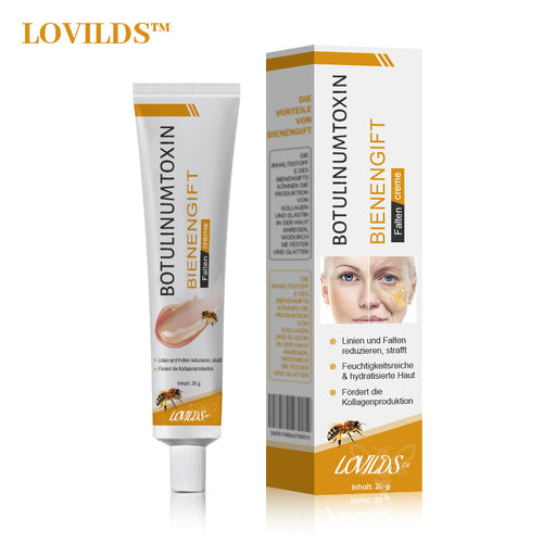 (♥Produziert und versandt aus Deutschland ✅) LOVILDS™ Botulinumtoxin Bienengift Faltenentfernung Creme - LETZTER TAG 70% RABATT