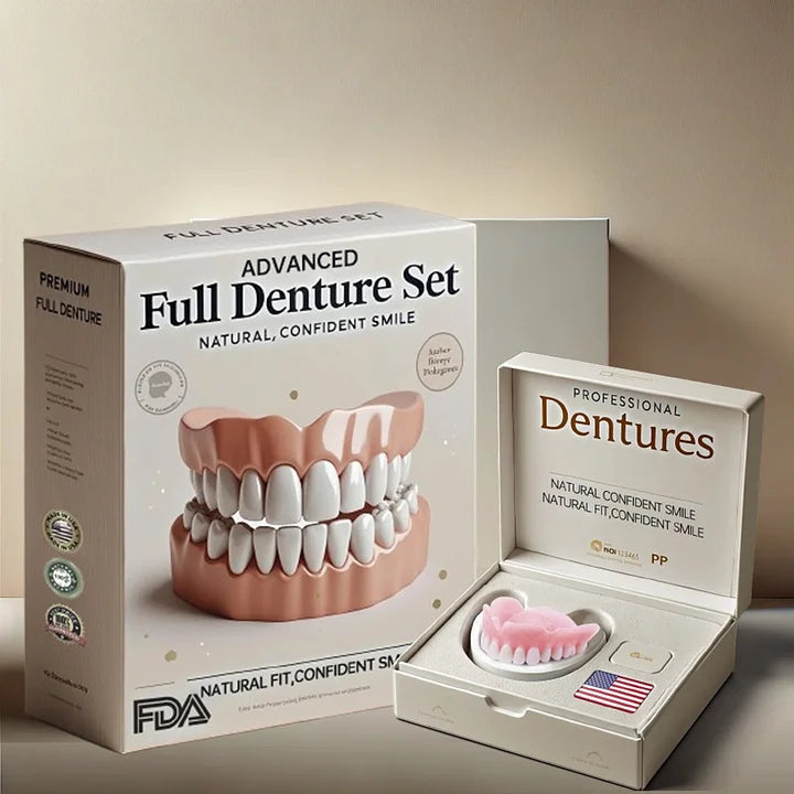 NESLEMY™-🦷 Fortgeschrittenes, maßgeschneidertes Vollprothesen-Set 🦷 (⏰ Limitierter Rabatt, nur noch 30 Minuten verfügbar ⏰)