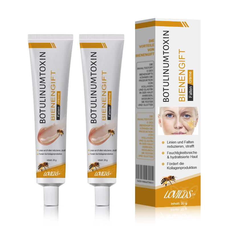 (♥Produziert und versandt aus Deutschland ✅) LOVILDS™ Botulinumtoxin Bienengift Faltenentfernung Creme - LETZTER TAG 70% RABATT
