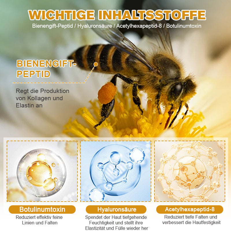 (♥Produziert und versandt aus Deutschland ✅) LOVILDS™ Botulinumtoxin Bienengift Faltenentfernung Creme - LETZTER TAG 70% RABATT