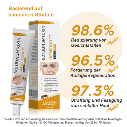 (♥Produziert und versandt aus Deutschland ✅) LOVILDS™ Botulinumtoxin Bienengift Faltenentfernung Creme - LETZTER TAG 70% RABATT