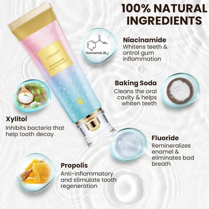 LOVILDS™ Niacinamide Whitening Zahnpasta (aus den USA importiert)
