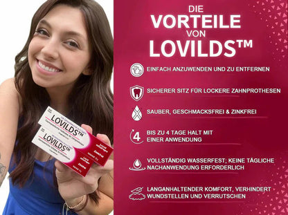 🦷🦷[Offizieller Markenladen] LOVILDS™ Thermoplastisches Haftmittel für Zahnprothesen